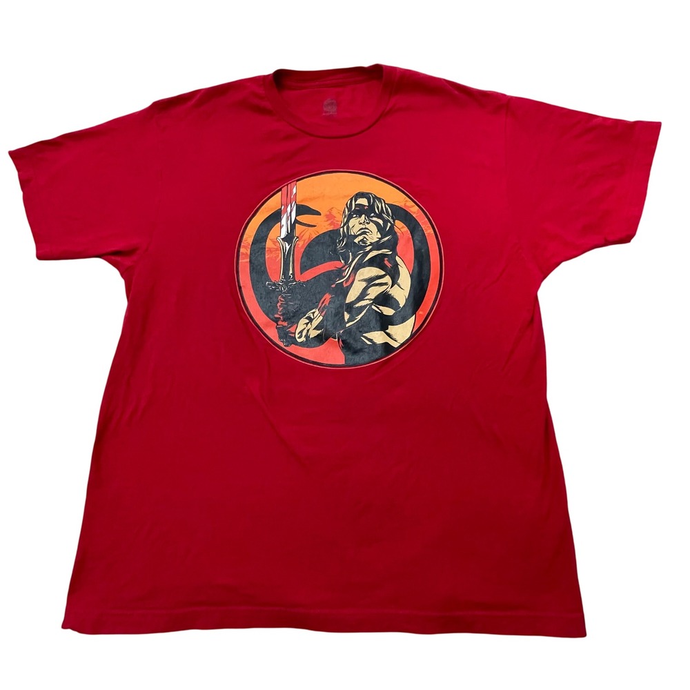 Conan Barbarian‎ Red XL T-Shirt Martin Ansin Mondo Comic Graphic Fantasy Art